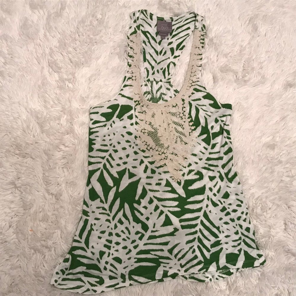Anthropologie Vanessa Virginia S Palm Leaf Print